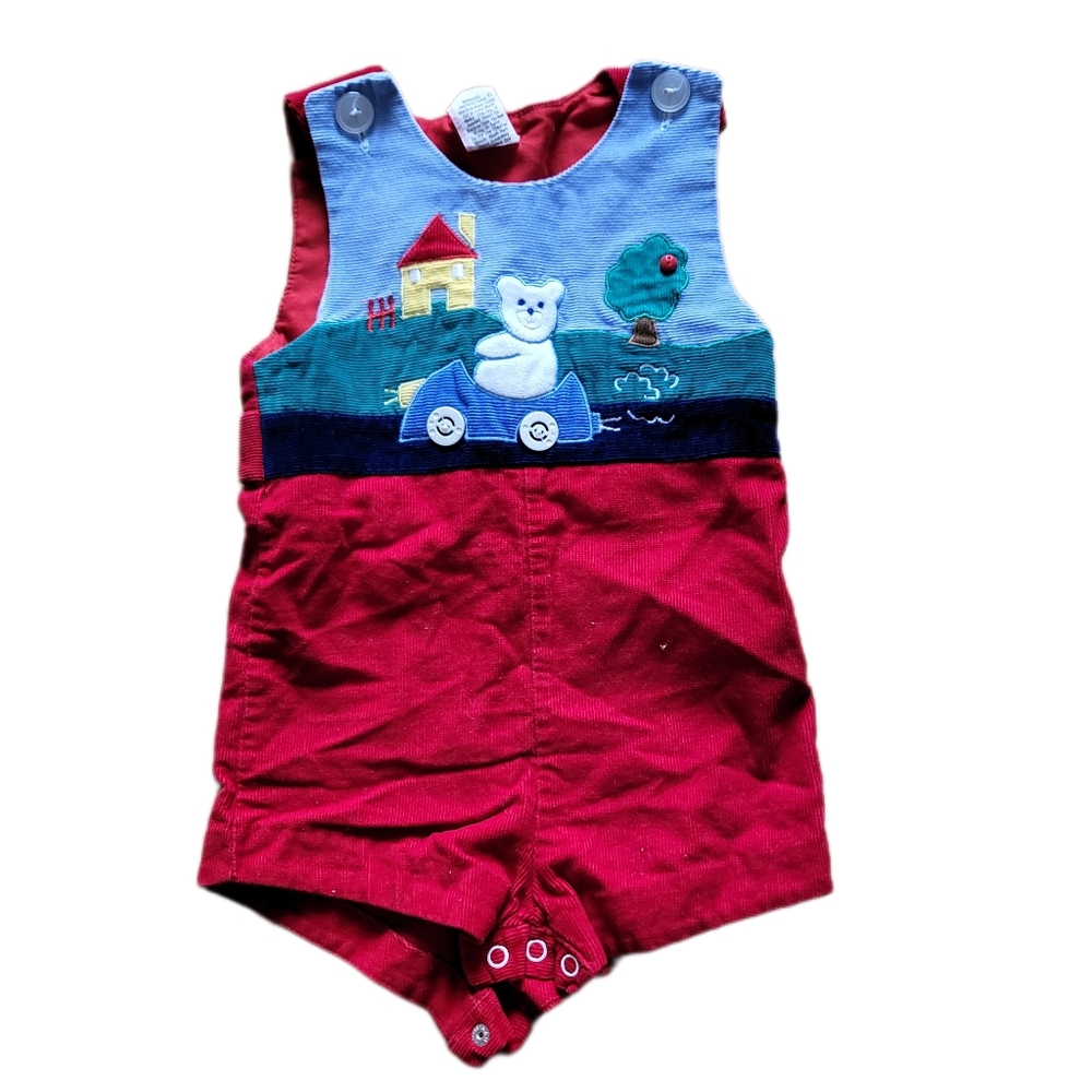 Teddy Bear Corduroy Onsie 24 Months